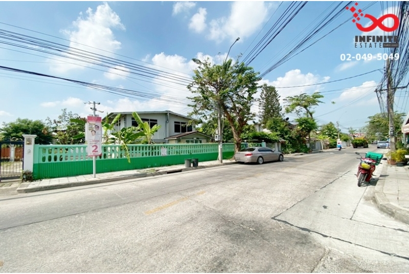 ขายที่ดิน 372 ตรว.พร้อม บ้าน 2ชั้น ถนนกรุงเทพกรีฑา - นักกีฬาแหลมทอง ใกล้มอร์เตอร์เวย์