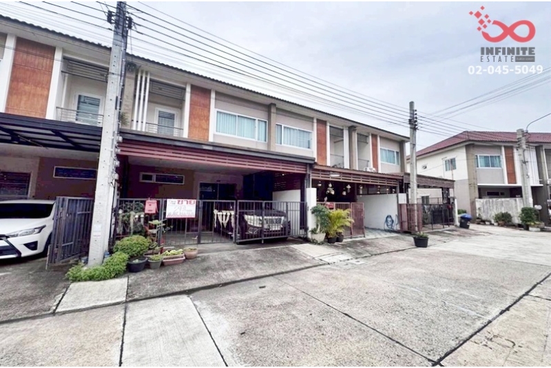 ขายทาวน์โฮม 2 ชั้น 29 ตร.ว. ถนนฉลองกรุง บ้านราชพฤกษ์ สุวรรณภูมิ - ลาดกระบัง ใกล้นิคมอุตสาหกรรมลาดกระบัง