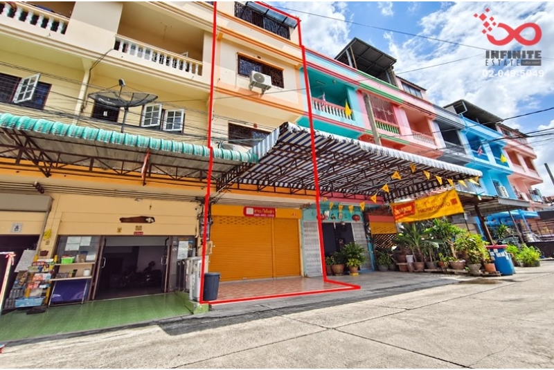 ขายอาคารพาณิชย์ 5 ชั้น อริสตัน คอนโดทาวน์ 15 ตร.ว. ซอยด่านสำโรง 11 สำโรงเหนือ เมืองสมุทรปราการ ใกล้ MRT ศรีด่าน