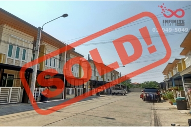 90768, ขายทาวน์โฮม 2 ชั้น โกลเด้น ทาวน์ 1 อ่อนนุช-ลาดกระบัง ซอยวัดลานบุญ