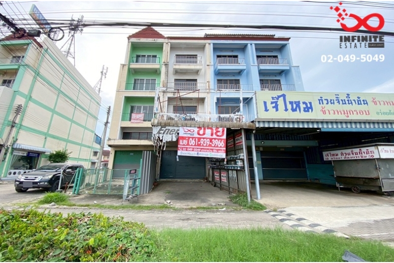 ขายอาคารพาณิชย์ ติดถนน พุทธมณฑลสาย 4 ใกล้เซ็นทรัลศาลายา  4ชั้น 21ตร.วา 