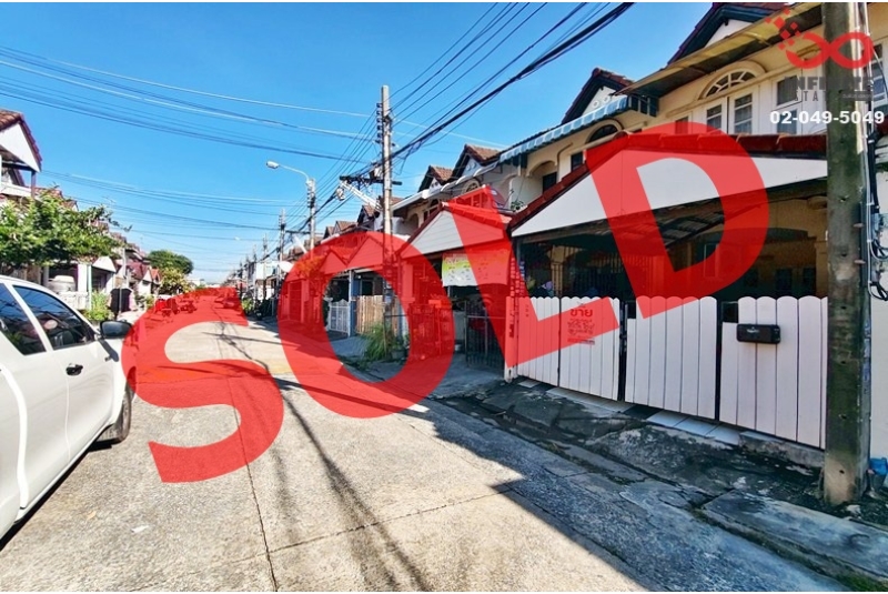 ขายทาวน์เฮาส์ 2ชั้น 19ตรว. ม.สุขนที ลาดปลาเค้า 64 ใกล้ BTS/MRT