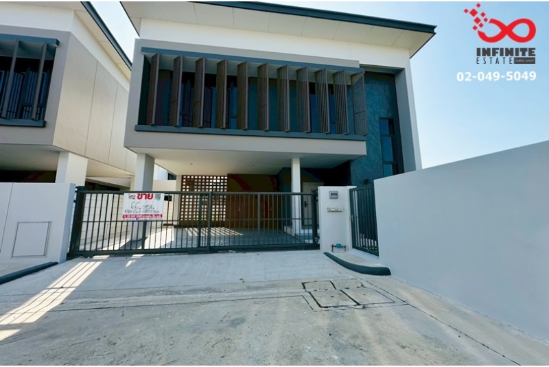 ขายบ้านเดี่ยว วิลล่า 168 นิวกรุงเทพกรีฑา 2ชั้น 66ตร.ว. บ้านใหม่พร้อมอยู่ ใกล้สนามบินสุวรรณภูมิ ถนนพัฒนาชนบท