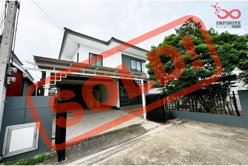 ขายบ้านเดี่ยว  ดีไลท์ ดอนเมือง–รังสิต 2ชั้น 45ตร.ว.บ้านหลังริม พร้อมอยู่