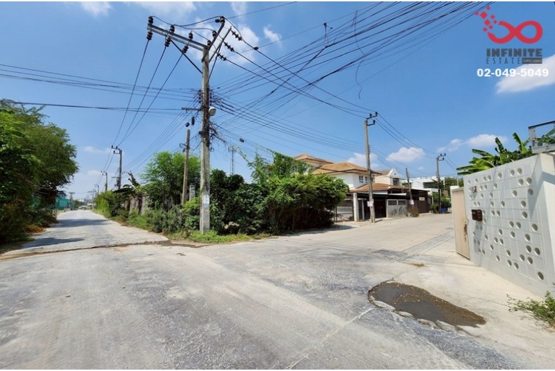 ขายที่ดิน 110 ตร.วา เกษตร-นวมินทร์ ซอยประเสริฐมนูกิจ 25 แปลงมุม