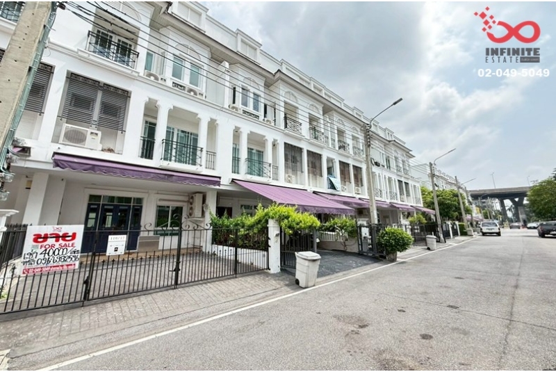 ให้เช่าทาวน์โฮม  3 ชั้น สุขุมวิท 62 หมู่บ้านลีออง ใกล้ทางด่วน , BTS บางจาก 