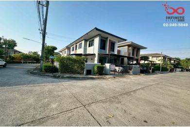 93346, ขายบ้านเดี่ยว วราบดินทร์ วงแหวน–ลำลูกกา 2 ชั้น 42 ตร.ว. หลังมุม ลำลูกกาคลอง 5 ใกล้ถนนกาญจนาภิเษก  