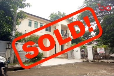 81842, บ้านเดี่ยว 2ชั้น หมู่บ้านสราญสิริ รามอินทรา ซอยปัญญารามอินทรา หลังริม