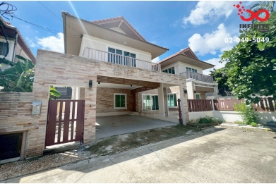 93604, ขายบ้านเดี่ยว หมู่บ้านนนทรี 5 พระราม 5 – นครอินทร์ 2 ชั้น 89.9 ตรว. บ้านสวยพร้อมอยู่