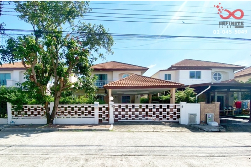 ขายบ้านเดี่ยว 2ชั้น 65ตร.ว. ชวนชื่น อ่อนนุช-วงแหวน  ถนนกาญจนาภิเษก  สุขาภิบาล 2 ใกล้สนามบินสุวรรณภูมิ 