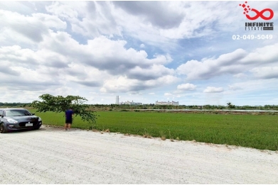 94016, ขายที่ดิน 398 ตร.ว. ถนนบางนา-ตราด  กม. 26 วัดบางเสาธง ใกล้ ABAC บางนา เหมาะลงทุนและพัฒนาโครงการ