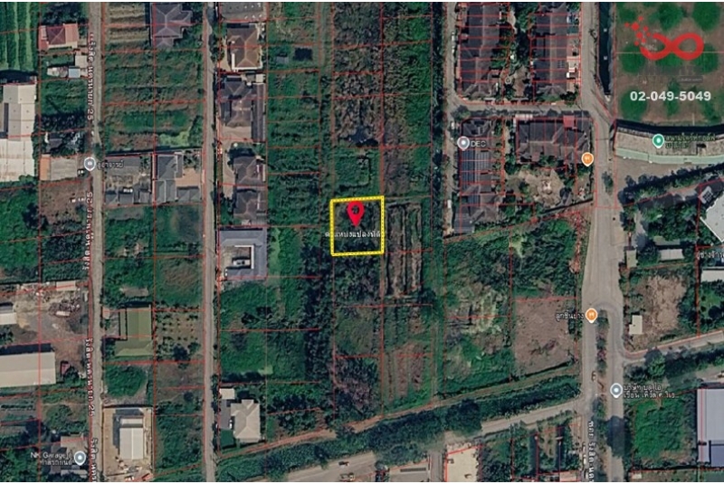 ขายที่ดิน 202 ตร.ว. รังสิตคลอง 1 รังสิต-นครนายก 25-27 ใกล้ฟิวเจอร์พาร์ค ปทุมธานี