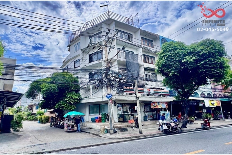 ขายอาคารพาณิชย์ 4.5 ชั้น 25 ตร.ว. ติดถนนประชาสุข ประชาสงเคราะห์ 47 ดินแดง ใกล้ MRT ห้วยขวาง