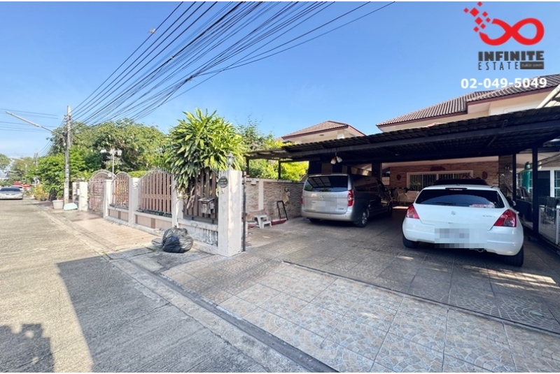 ขายบ้านเดี่ยว 99 ตรว. ถนนนวมินทร์-รามอินทรา-นวลจันทร์  หมู่บ้านแสงสุวรรณ 3 ซอยนวมินทร์ 163 ใกล้รถไฟฟ้าสายสีชมพู