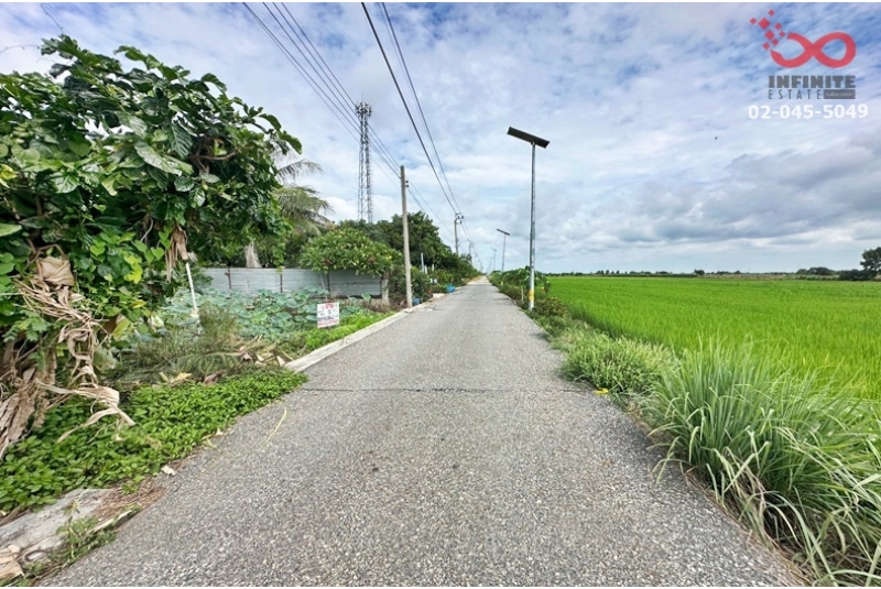 ขายที่ดิน 96 ตร.ว. ถนนเทพราช-ลาดกระบัง ใกล้สนามบินสุวรรณภูมิ มอร์เตอร์เวย์ บางบ่อ สมุทรปราการ 