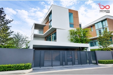 93824, ขายบ้านเดี่ยว 3 ชั้น หลังมุม 94 ตร.ว. หมู่บ้าน วีเว่ พระราม 9 ถนนกรุงเทพกรีฑา 