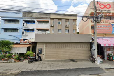 93734, ขายอาคารพาณิชย์ 2 คูหา 3.5 ชั้น 54 ตร.ว. ติดถนนพระยาสุเรนทร์ - รามอินทรา ทำโฮมออฟฟิศเหมาะมาก  ใกล้รถไฟฟ้าสายสีชมพู