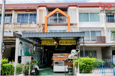 93735, ให้เช่าอาคารพาณิชย์ 3ชั้น ทำเลค้าขาย  หทัยราษฎร์ 33 หน้าหมู่บ้านร่มทิพย์ พร้อมอุปกรณ์ครัว