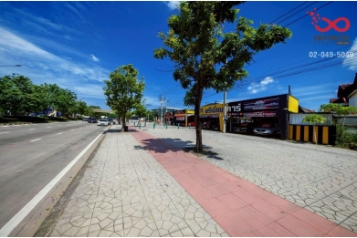 94036, ขายที่ดินถมแล้ว 366 ตร.ว. ติดถนนเทพรักษ์ บางเขน ผังสีเหลือง ย.3 