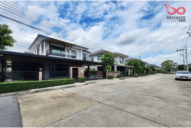 ขายบ้านเดี่ยว 2 ชั้น 50 ตร.ว. ภัสสร รามคำแหง-ราษฎร์พัฒนา สะพานสูง ใกล้มอเตอร์เวย์
