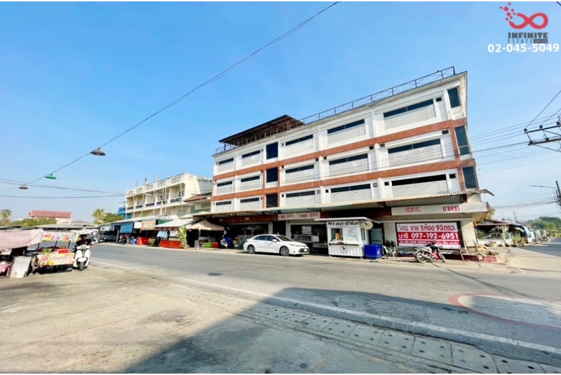 ขายอาคารพาณิชย์ 4 ชั้น 5 คูหา 93.4 ตร.ว. ตรงข้าม ม.อาทิตย์ พลาซ่า ซอยท่าไม้ 