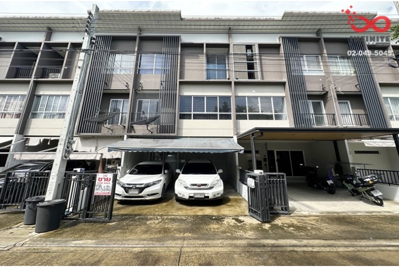 ขายทาวน์เฮาส์ 3 ชั้น สัมมากร อเวนิว ชัยพฤกษ์-วงแหวน บางบัวทอง 18 ตร.ว.
