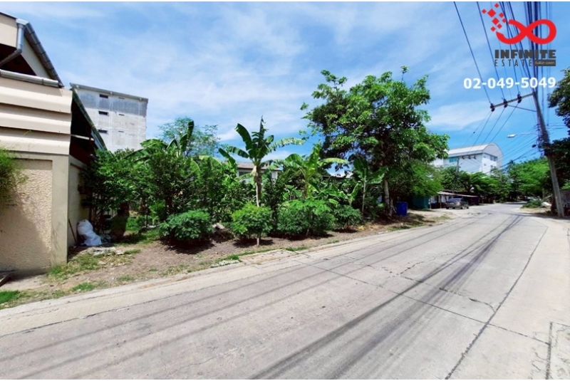 ขายที่ดิน 129 ตรว. ซอยท่าข้าม 8 ถนนพระราม 2 ใกล้ทางด่วน เหมาะทำโกดังหรือลานจอดรถ