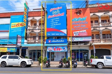 94302, ขายอาคารพาณิชย์ 3 ชั้น ติดถนนศรีสุทัศน์ ตลาดใหญ่ เมืองภูเก็ต ใกล้ย่านเมืองเก่าภูเก็ต
