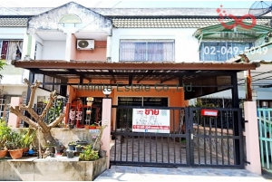 86709, ทาวน์เฮ้าส์ 2 ชั้น หมู่บ้านร่มรื่นวิลล์4 ถนนรัตนาธิเบศร์ ซอยวัดมะเดื่อ ใกล้รถไฟฟ้าMRT สายสีม่วง (สถานีสามแยกบางใหญ่)