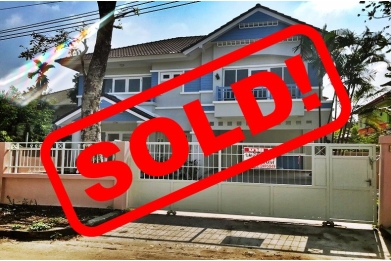 80936, ขายบ้านเดี่ยว หมู่บ้านฟลอราวิลล์  80 ตารางวา ถนนสุวินทวงศ์ 