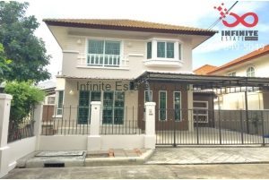 84200, บ้านเดี่ยว 2 ชั้น หมู่บ้านกรีนพาร์ค ชวนชื่น ซิตี้ ซอยคู้บอน 27 แยก 11