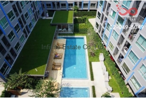 84446, ห้องคอนโด เดอะ คิทท์ พลัส สุขุมวิท 113 ชั้น 7 เฟอร์+เครื่องใช้ไฟฟ้า พร้อมอยู่