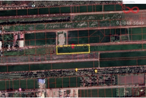 84525, ที่ดินเปล่า เนื้อที่ 3 ไร่ ถนนเลียบคลองเก้า หนองเสือ ปทุมธานี