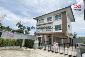 88573, ขายบ้านเดี่ยว 3 ชั้นหลังริม คาซ่า พรีเมี่ยม ราชพฤกษ์-พระราม5 ถนนบางกรวย-ไทรน้อย 