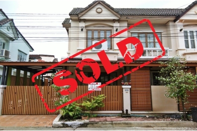 81037, ขายทาวน์เฮ้าส์ หมู่บ้านชัยพฤกษ์ บุศรินทร์ ลำลูกกา คลอง2 หลังมุม