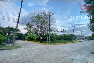 85532, ขายที่ดินเปล่าแปลงมุม เนื้อที่ 81 ตารางวา หมู่บ้านปาริชาติ ถนน 345 บางคูวัด ปทุมธานี