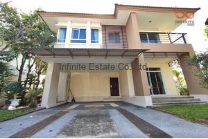 86451, ขายบ้านเดี่ยวหลังมุม 2 ชั้น หมู่บ้านเศรษฐสิริ วงแหวน-รามอินทรา 73.4 ตารางวา