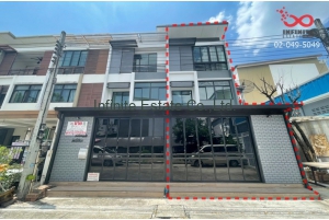 86630, ขายทาวน์โฮม 3 ชั้น ซิกเนเจอร์ วัชรพล 24.8 ตารางวา ถนนรามอินทรา(วัชรพล) หลังริม