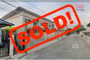 86641, ทาวน์โฮมหลังริม 2 ชั้น เนื้อที่ 38.6 ตารางวา ซอยรามอินทรา 58 แยก 3-3 ถนนนวมินทร์