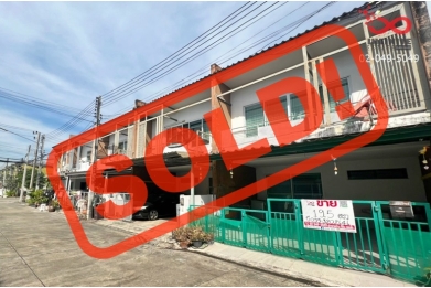 86755, ขายทาวน์โฮม 2 ชั้น 19.8 ตารางวา เดอะทรัสต์ ทาวน์ วงแหวน – ลําลูกกา ซอยบึงคำพร้อย