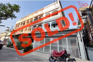 86834, ขายทาวน์โฮม 3 ชั้น เนื้อที่ 21.9 ตารางวา หลังมุม ซอยพุ่มอุไร ถนนสุทธิสารวินิจฉัย