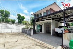 87066, ขายบ้านเดี่ยว 2 ชั้น เดอะทรัสต์วิลล์ วัชรพล-หทัยราษฎร์ หลังริม ถนนหทัยราษฎร์