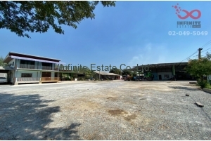 87680, ขายที่ดินพร้อมสิ่งปลูกสร้าง 3 ไร่ ติดถนนบางบัวทอง - สุพรรณบุรี 