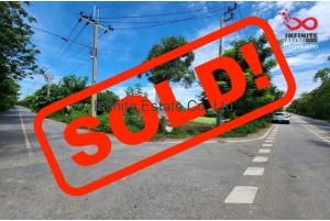 87979, ขายที่ดินแปลงมุม 400 ตารางวา ถนนไทรน้อย ต้นเชือก