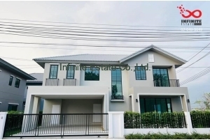 86957, ให้เช่าบ้านเดี่ยว 2 ชั้น 63 ตารางวา หมู่บ้านชวนชื่น ไพร์ม วิลเลจ บางนา 