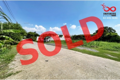 90247, ขายที่ดินเปล่า 206 ตารางวา รังสิต-คลอง 1 ซอยรังสิต-นครนายก 27  ใกล้ทางด่วนดอนเมืองโทลล์เวย์