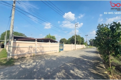 90174, ขายบ้านพร้อมที่ดิน 1 ชั้น 400 ตารางวา บางกระบือซอย 4 วัดเชิงท่า,ซอยชลประทาน สามโคก 