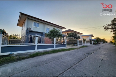 92014, ขายบ้านเดี่ยว 2ชั้น 60ตร.วา ถนนไมตรีจิต-คู้คลองสิบ หนองจอก พร้อมอยู่ 