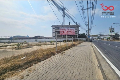 90727, ให้เช่าที่ดินเปล่า 5 ไร่ 3 งาน 50 ตารางวา อำเภอปากเกร็ด ถนนติวานนท์ 