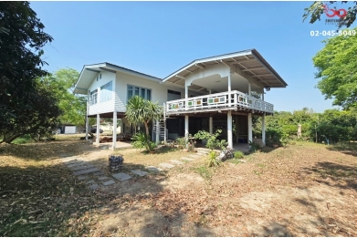 90496, ขายบ้านพร้อมที่ดิน 271.7 ตารางวา ติดคลองพระอุดม ถนนเลียบคลองพระอุดม นนทบุรี 